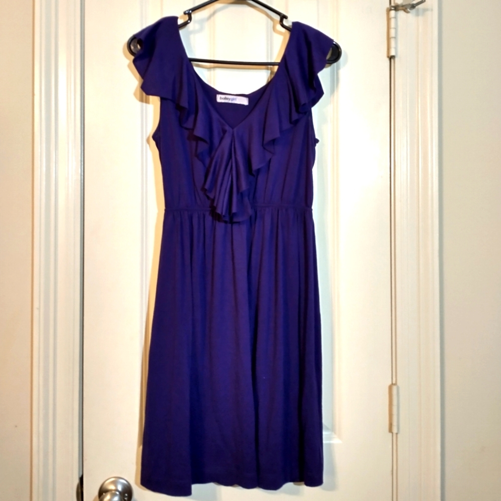 Ruffle neck, Bailey Girl dress Adult Small/Girl XL